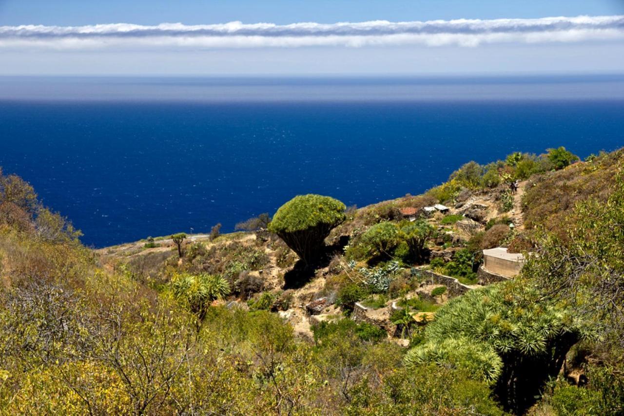 Feriendomizil Finca Tijarafe Mit Beheiztem, Abdeckbarem Pool Εξωτερικό φωτογραφία