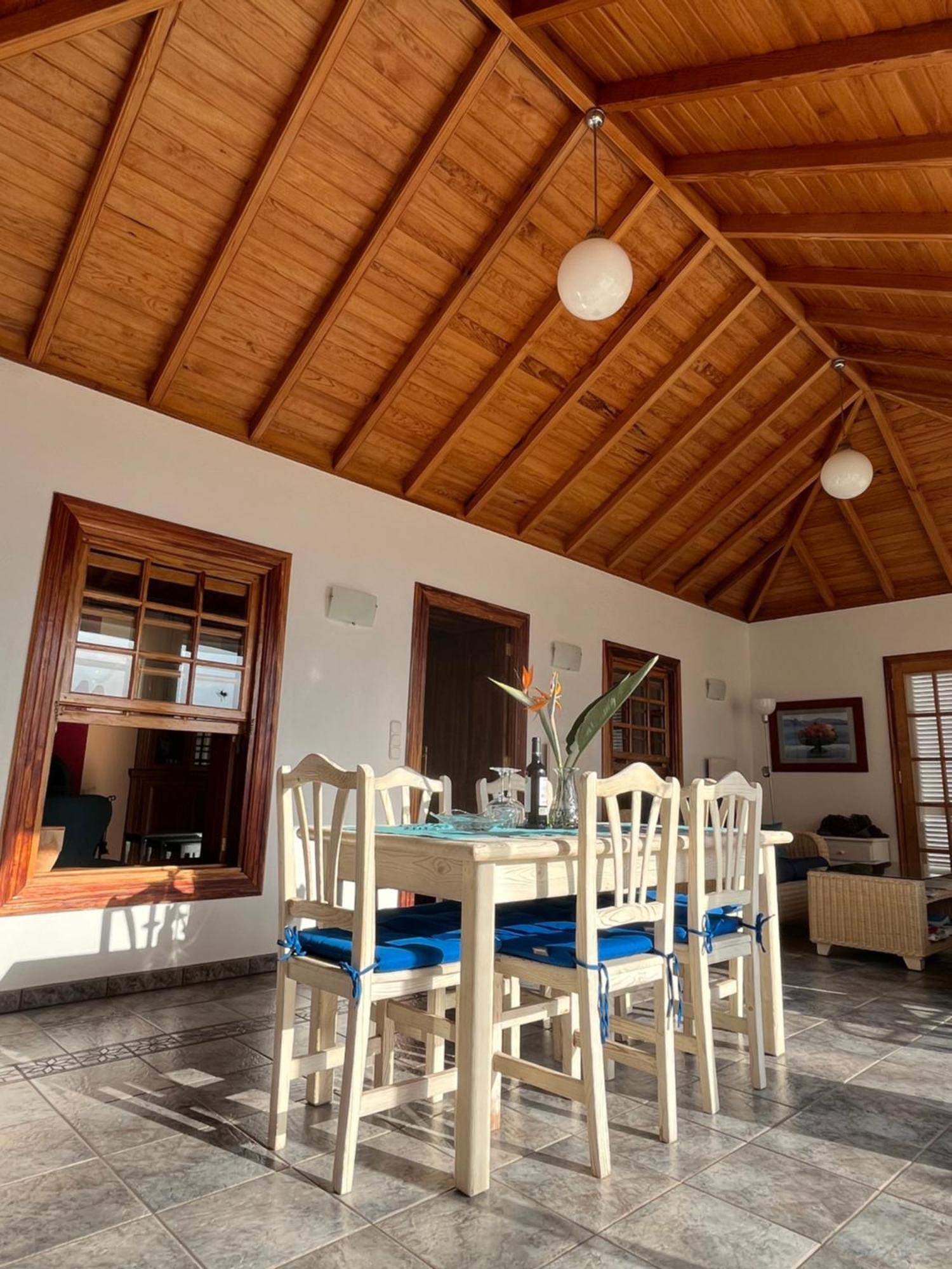 Feriendomizil Finca Tijarafe Mit Beheiztem, Abdeckbarem Pool Εξωτερικό φωτογραφία