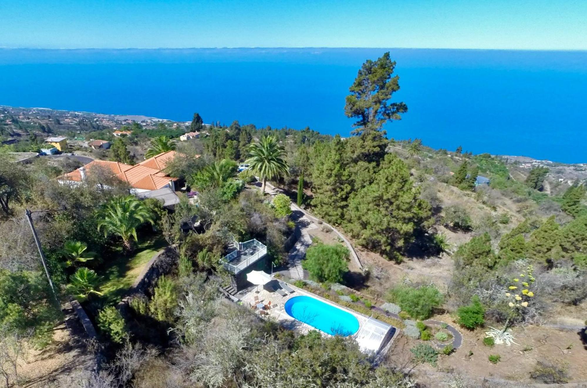Feriendomizil Finca Tijarafe Mit Beheiztem, Abdeckbarem Pool Εξωτερικό φωτογραφία